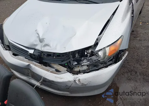 2012 Honda Civic Lx z USA, uszkodzony, nr VIN 19XFB2F51CE065955